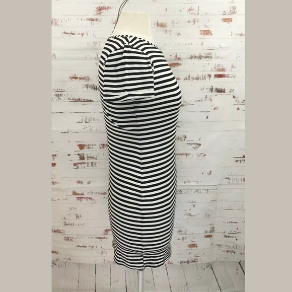 Potter’s Pot Stretch Knit T-Shirt Dress L Stripe - Picture 3 of 7